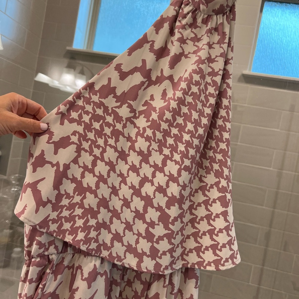 Patterned Halter Romper - image 2